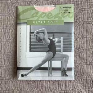 Capezio Ballet Pink Tights Footed